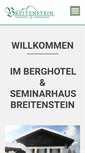 Mobile Screenshot of berghotel-breitenstein.de